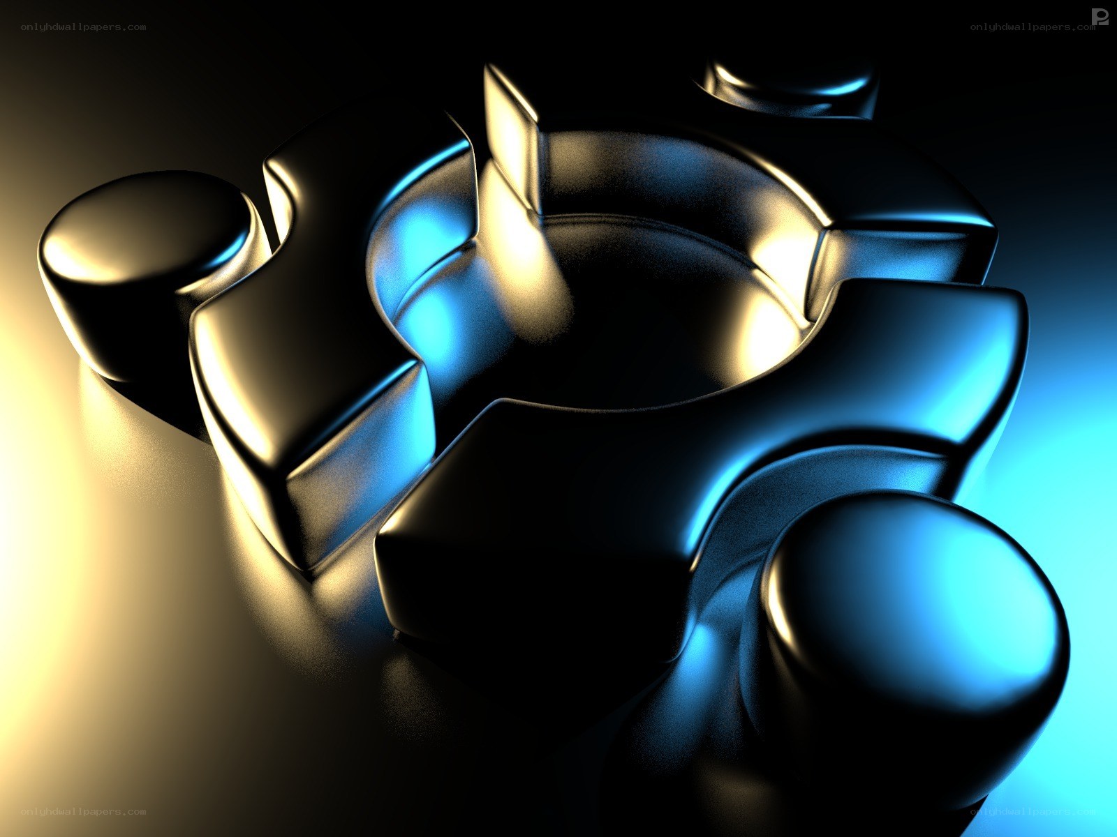 abstract gear sculpture