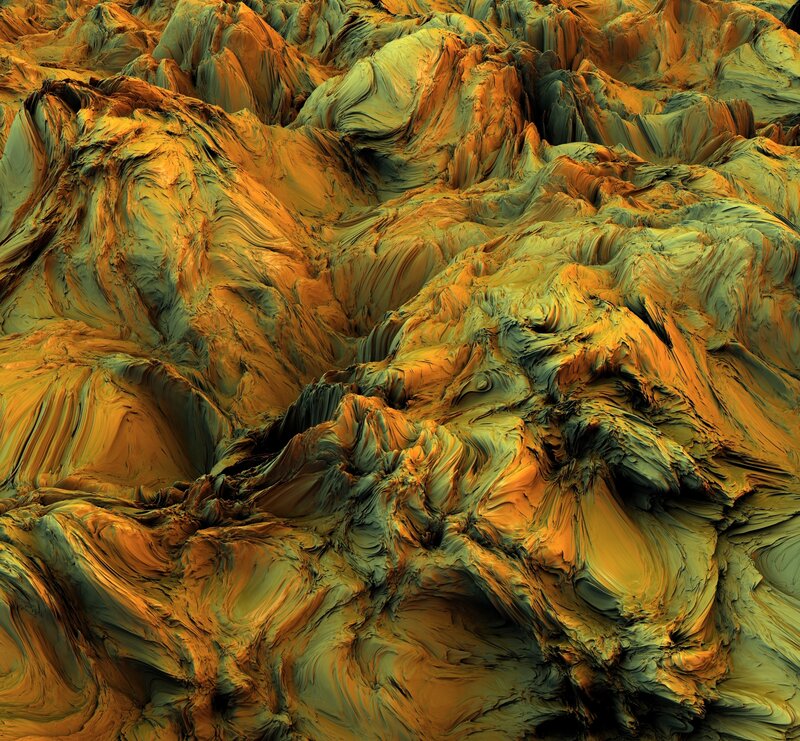 Abstract geological landscape
