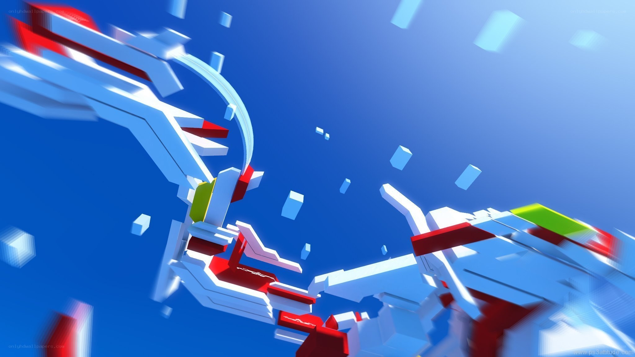 abstract geometric animation