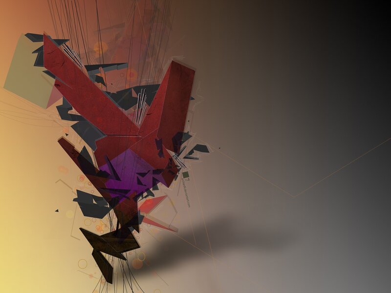 abstract geometric art composition