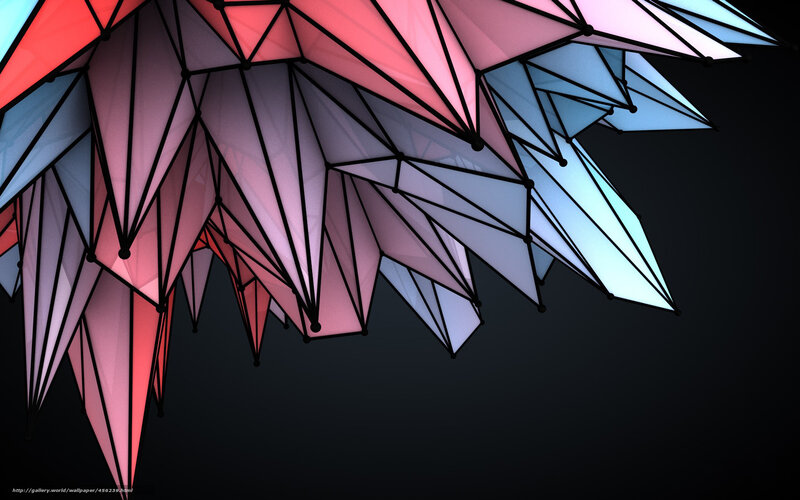 Abstract geometric art design