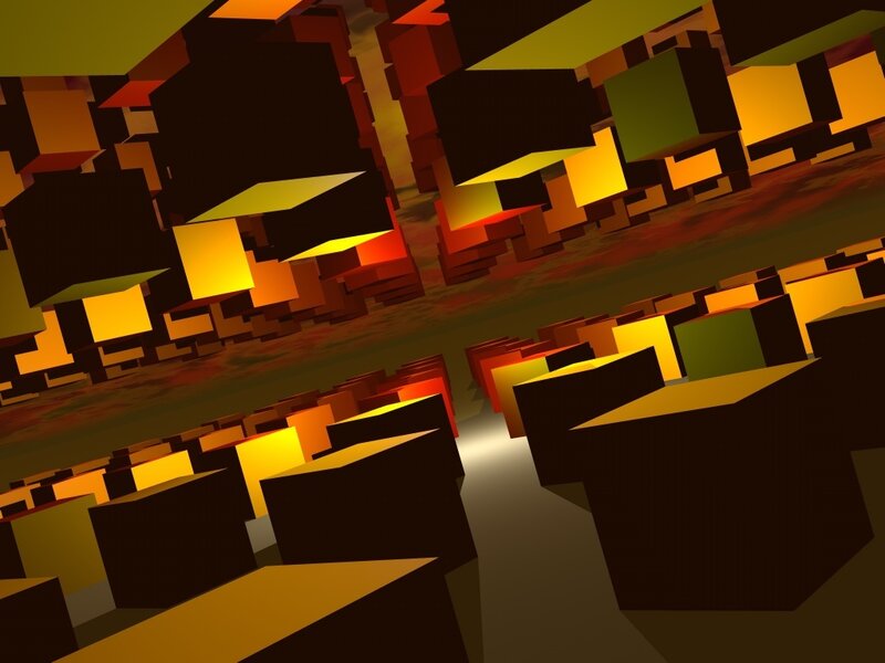 Abstract geometric block structure