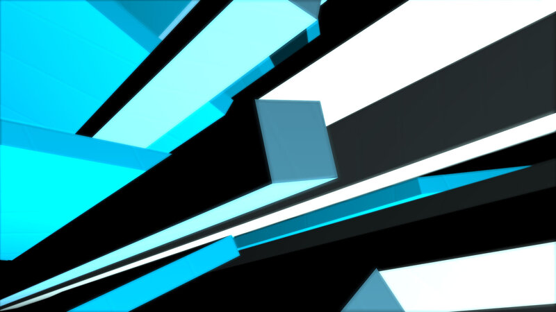 Abstract geometric blue design