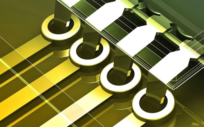 abstract geometric circuit design
