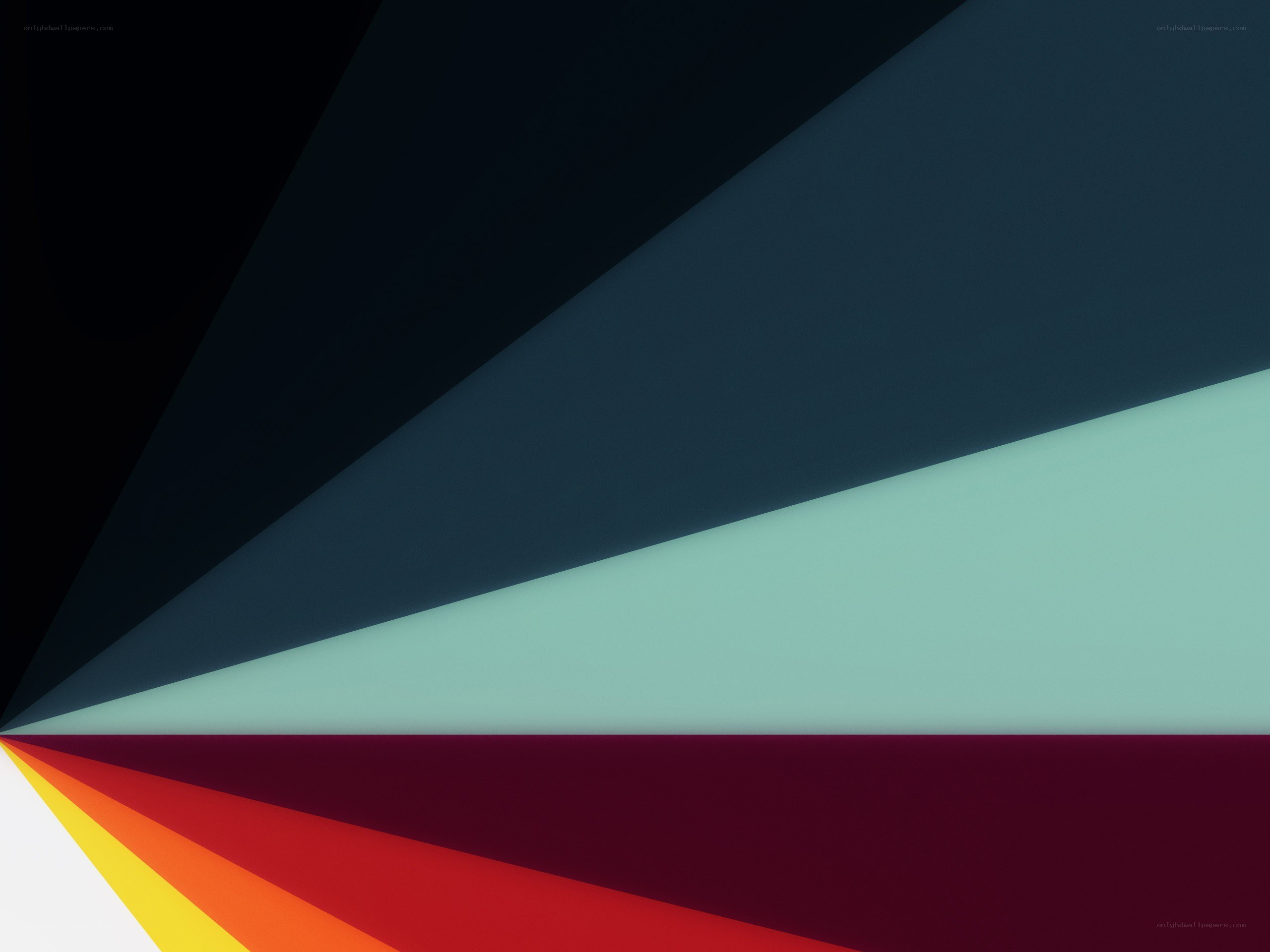 Abstract geometric color layers