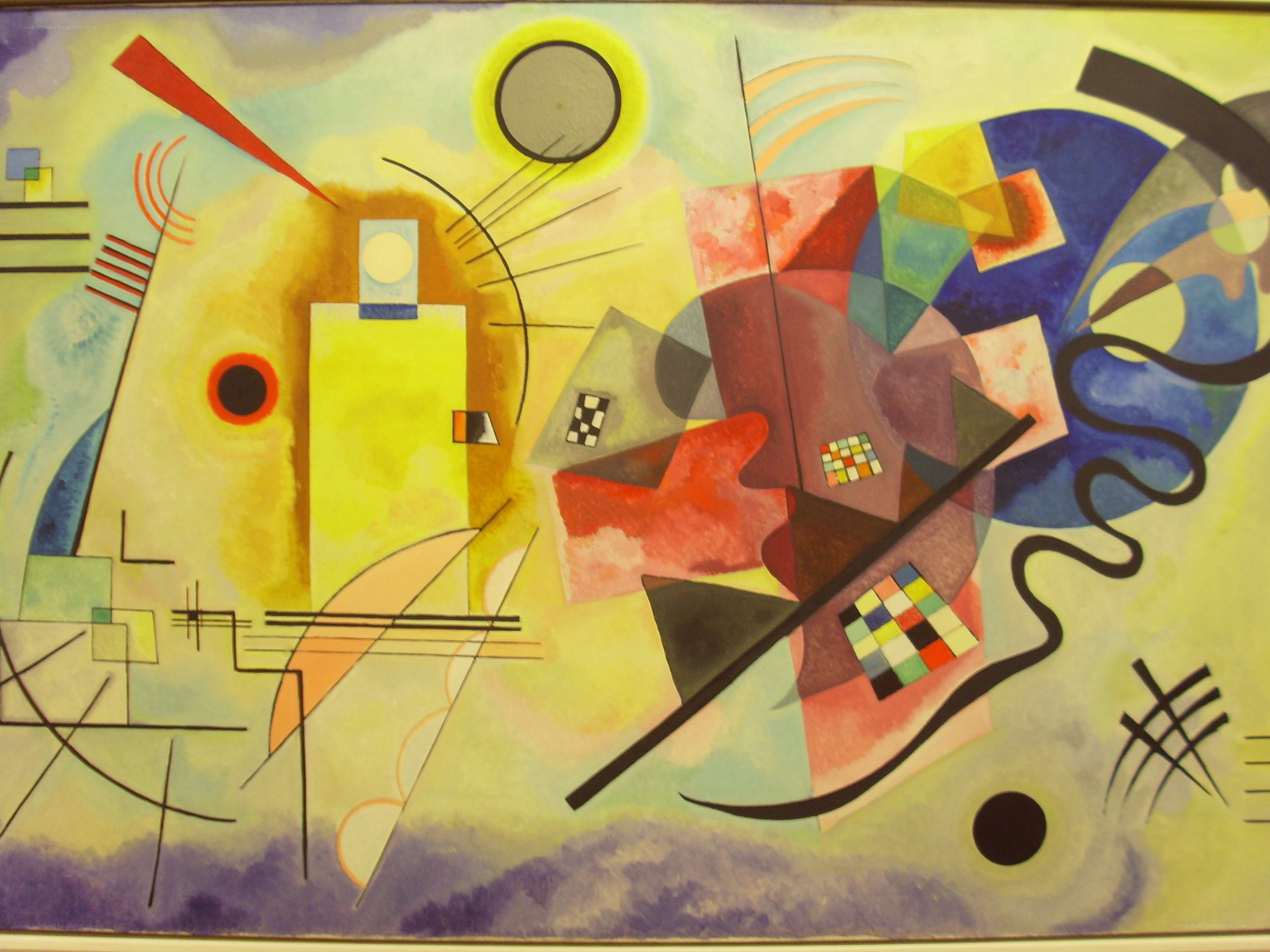 Abstract geometric composition