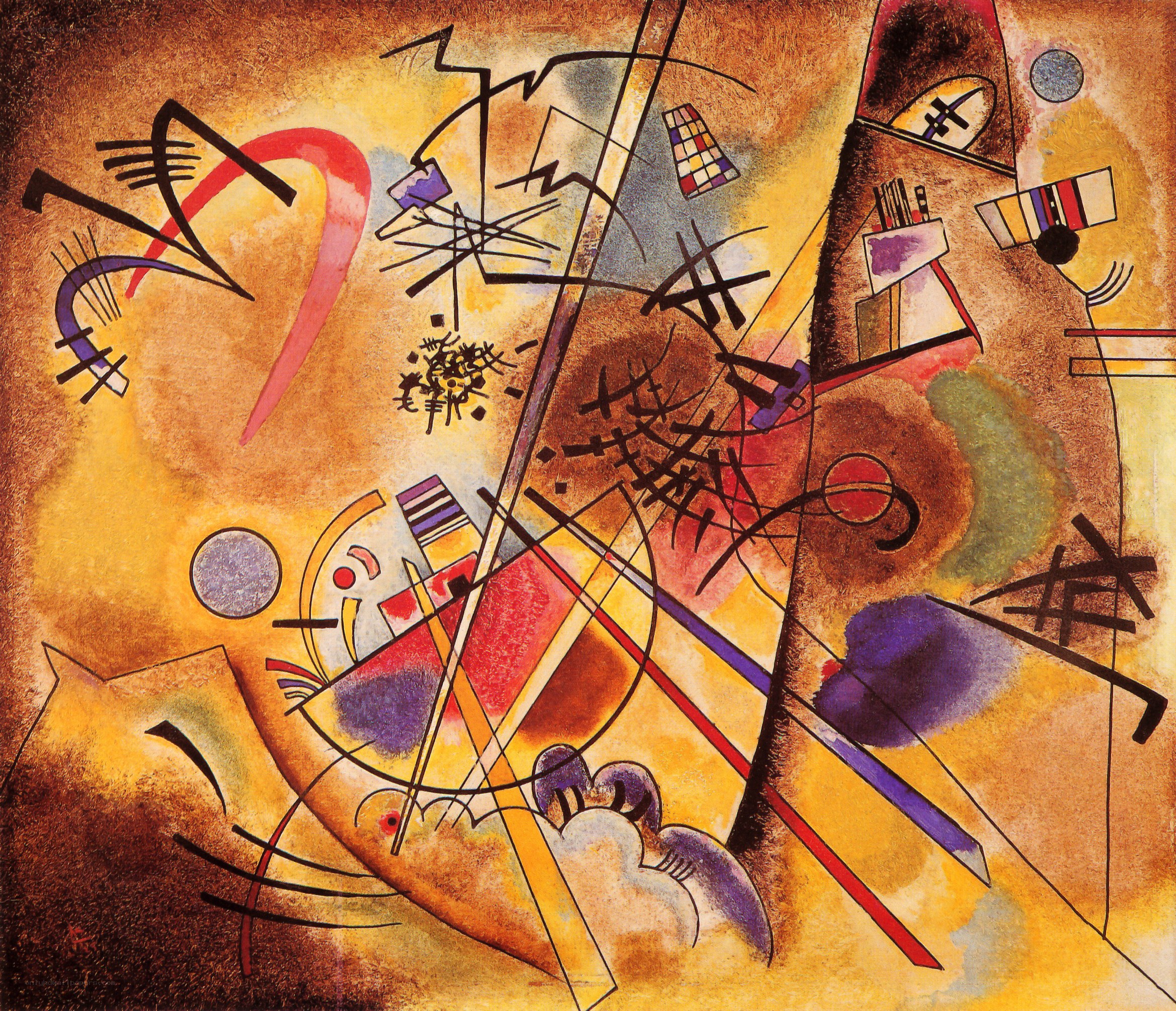 Abstract geometric composition
