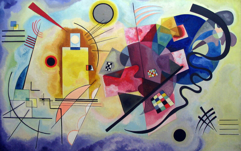 Abstract geometric composition