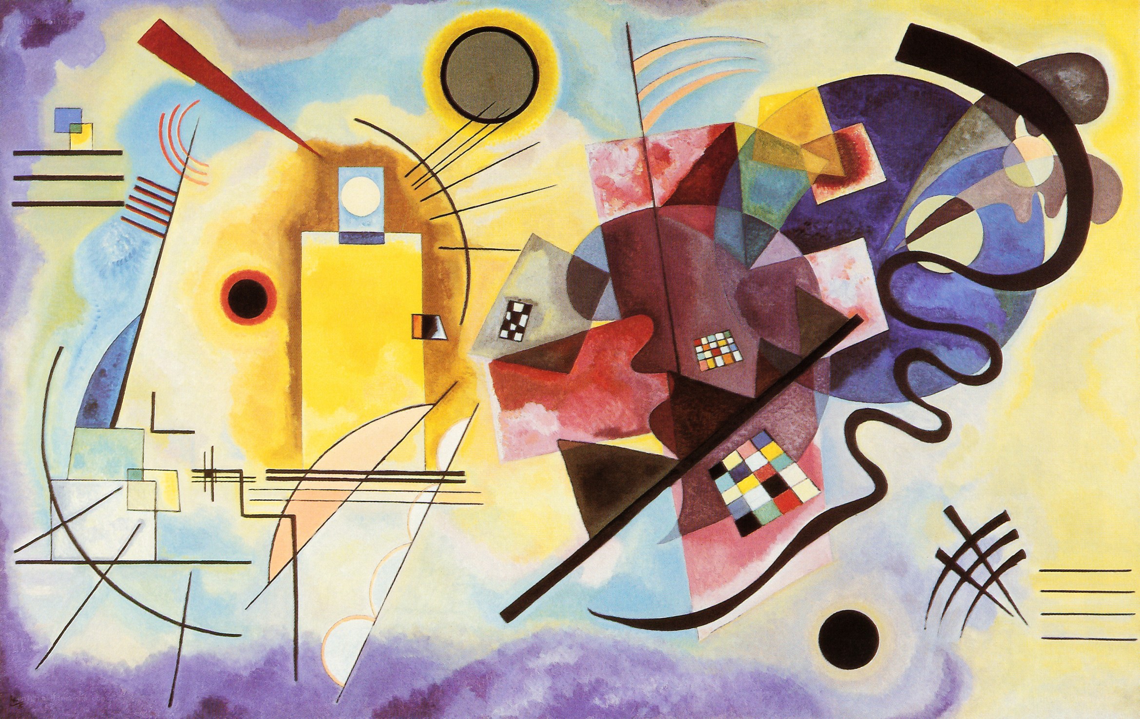 Abstract geometric composition