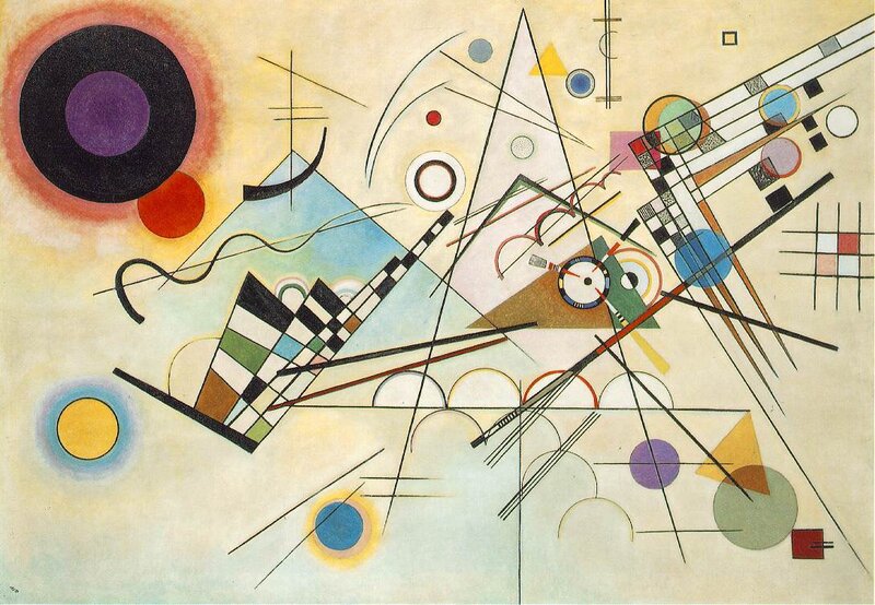 Abstract Geometric Composition — Beige