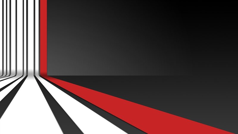 Abstract Geometric Corridor — Black