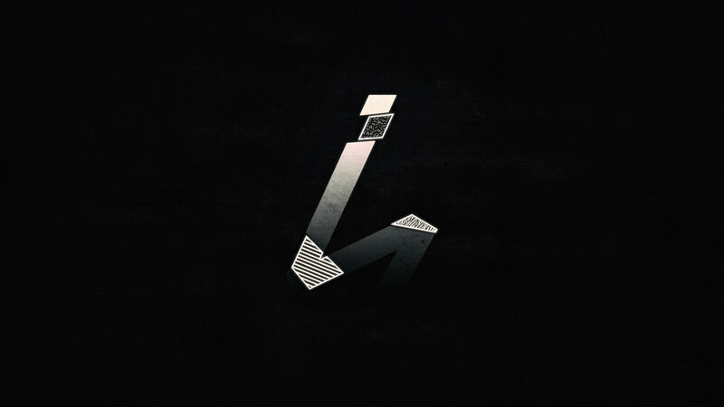 Abstract Geometric Design — Black, Dark, Minimalist