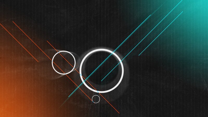 Abstract Geometric Design — Black, Minimalist