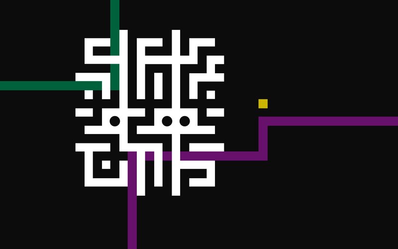 Abstract Geometric Design — Black, Minimalist, Vector Art