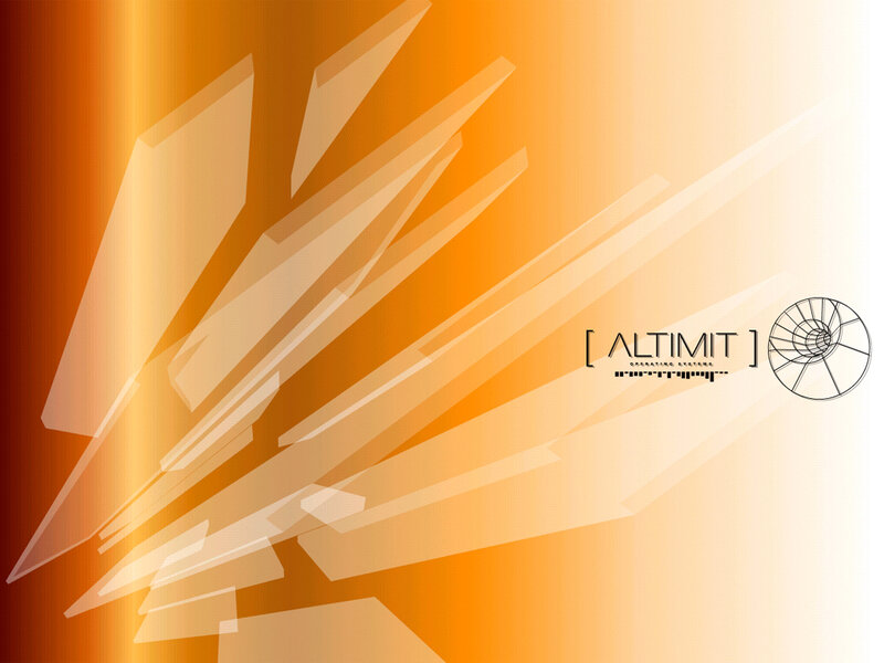 Abstract Geometric Design — Orange