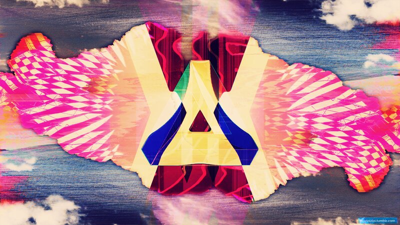 Abstract Geometric Design — Pink