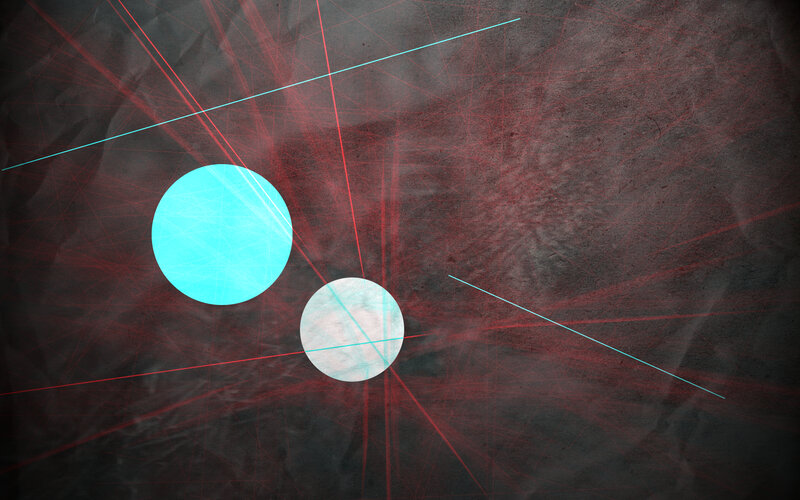 abstract geometric design with circles