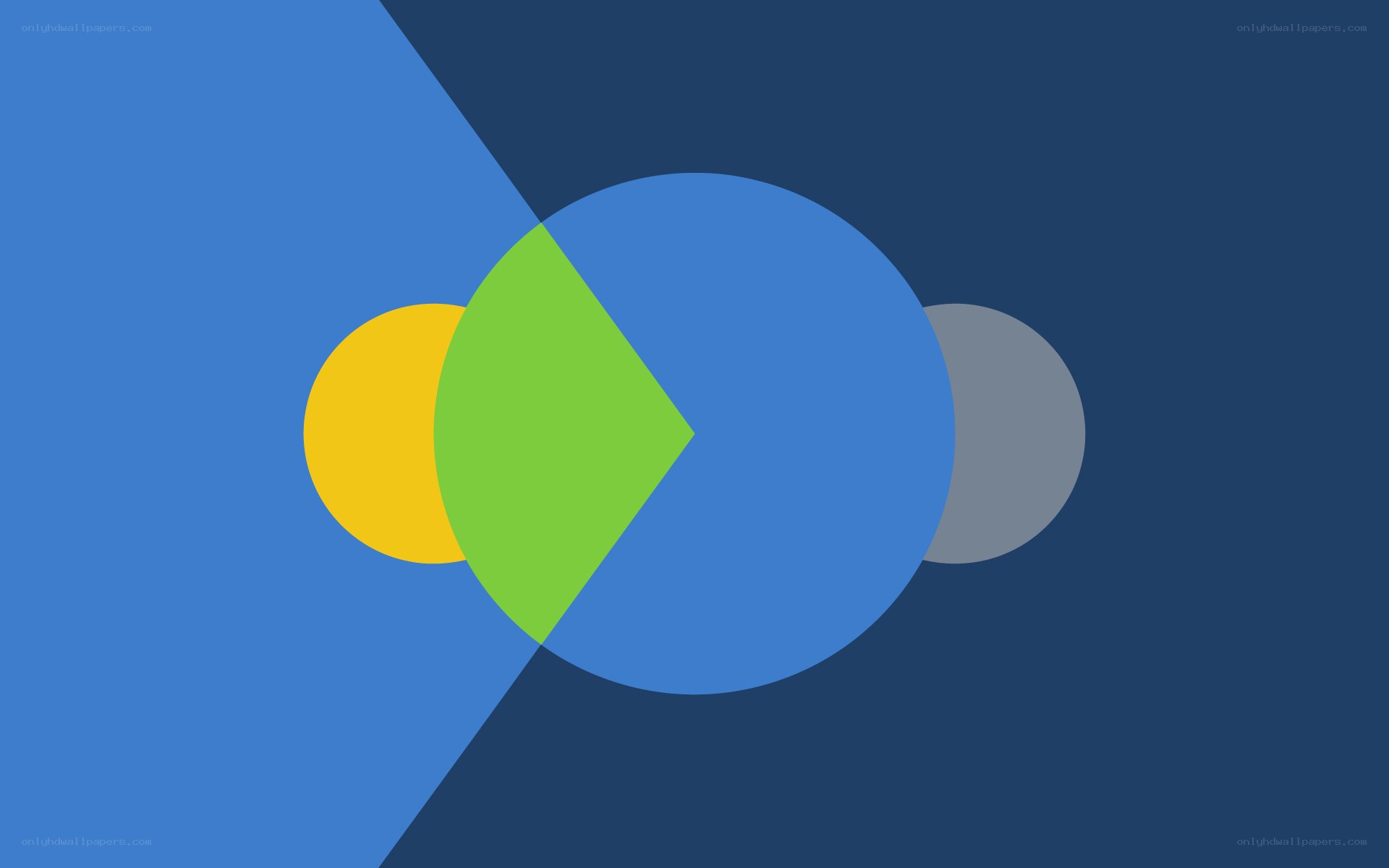 abstract geometric design with circles