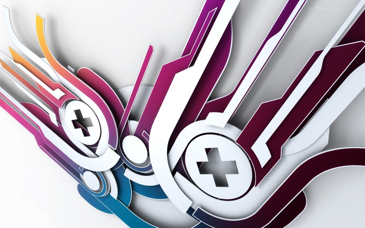 abstract geometric design with crosses