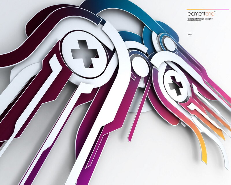 abstract geometric design with crosses