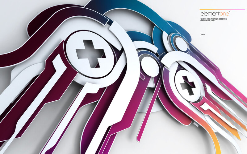 abstract geometric design with crosses