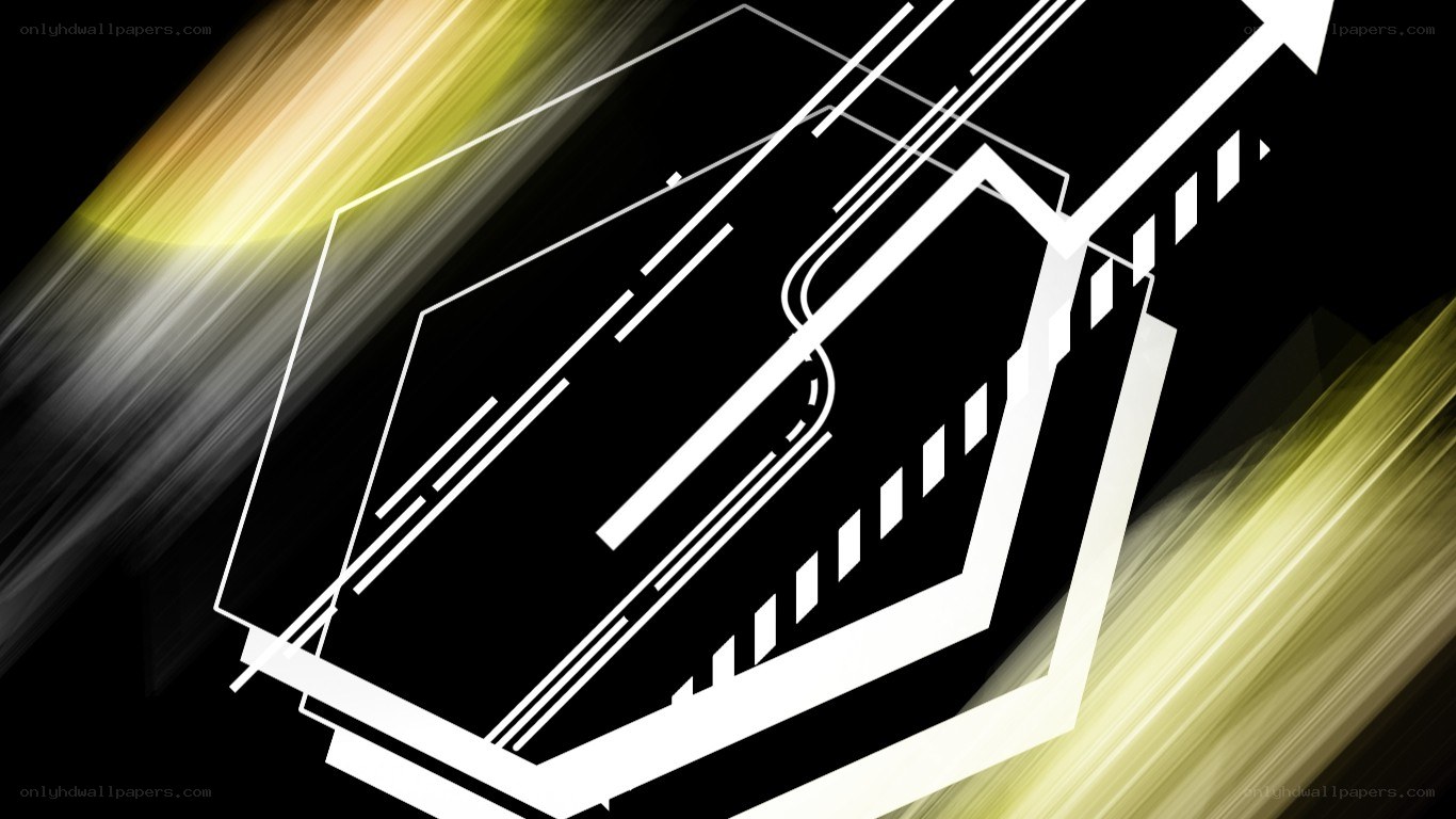 abstract geometric design with motion blur