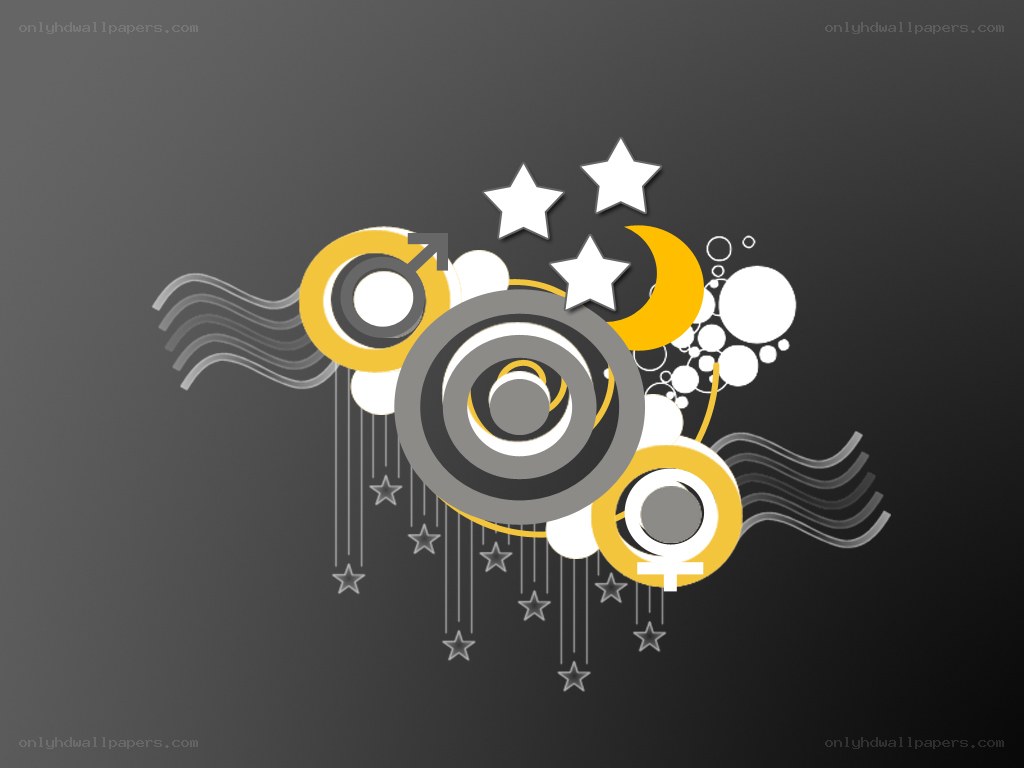 abstract geometric design with stars