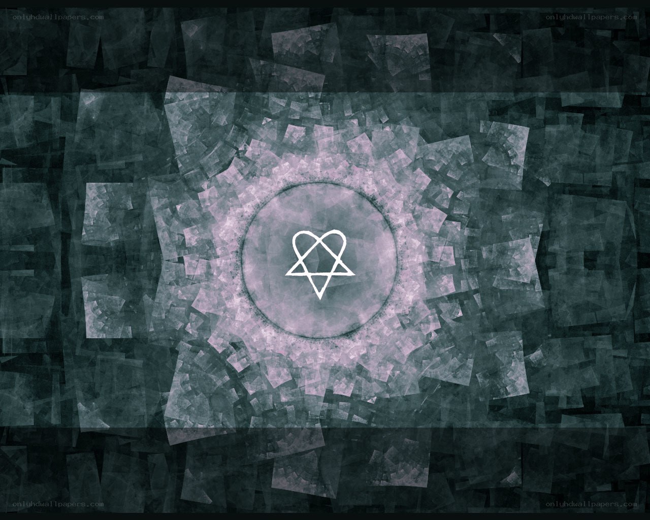 abstract geometric design with symbol