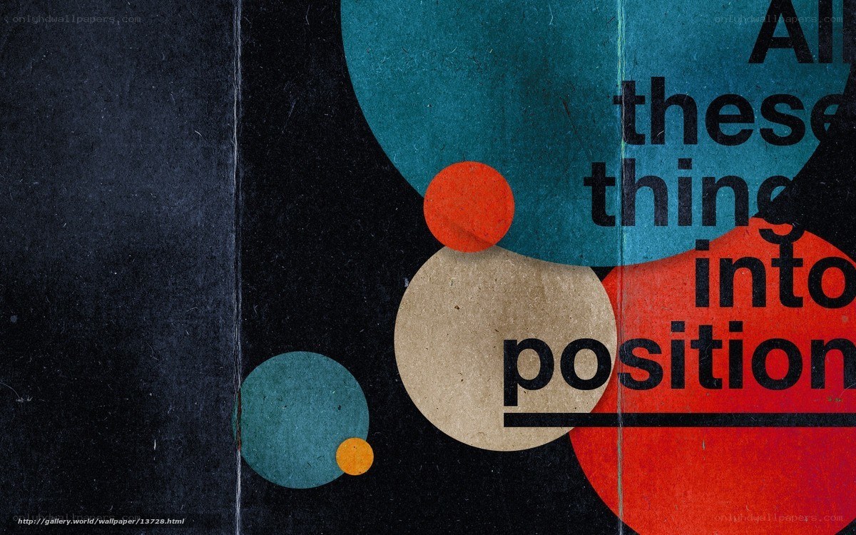 abstract geometric design with text