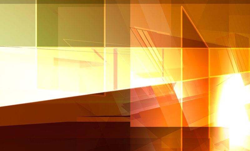 Abstract geometric design with warm tones