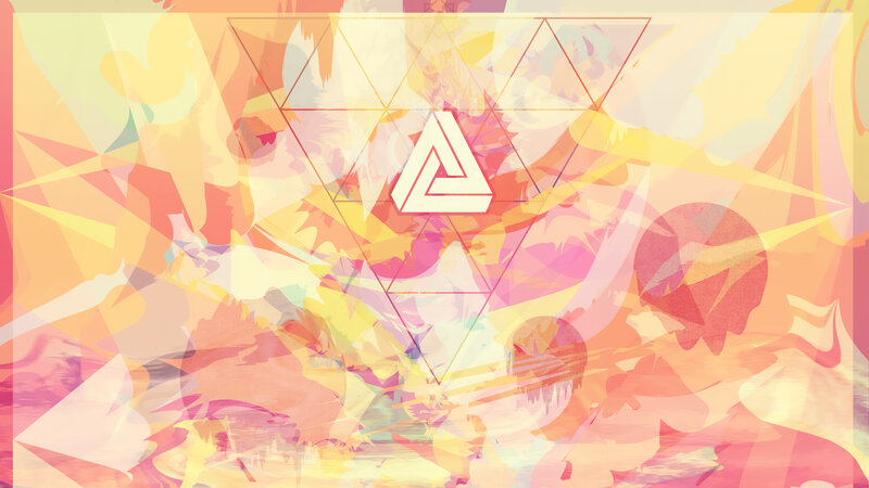 Abstract Geometric Design — Yellow