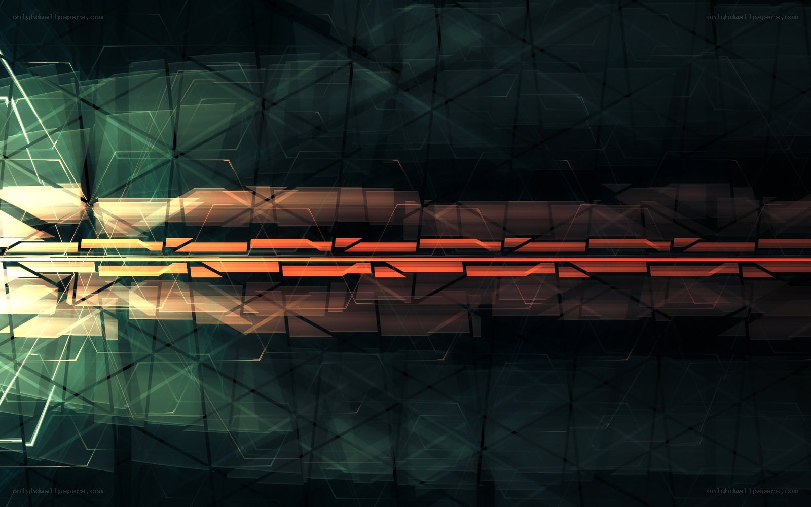 abstract geometric digital art