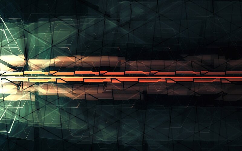 abstract geometric digital art