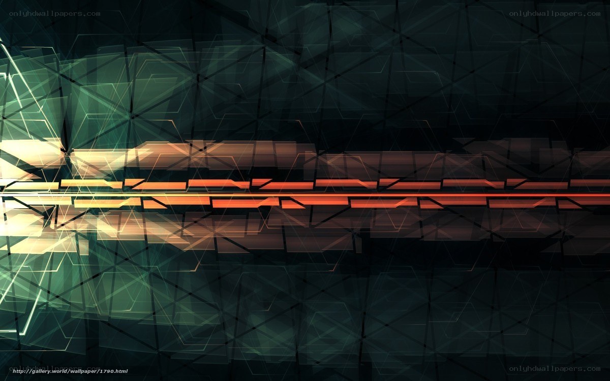 abstract geometric digital art
