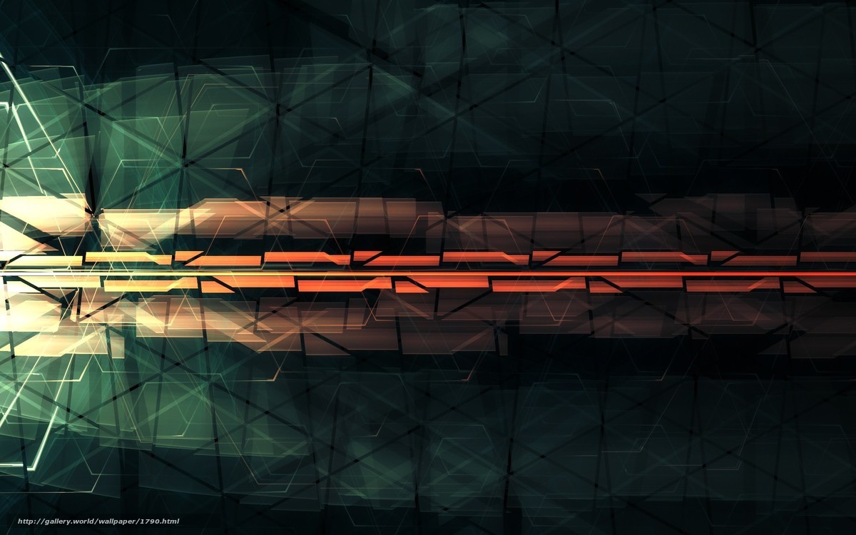 abstract geometric digital art
