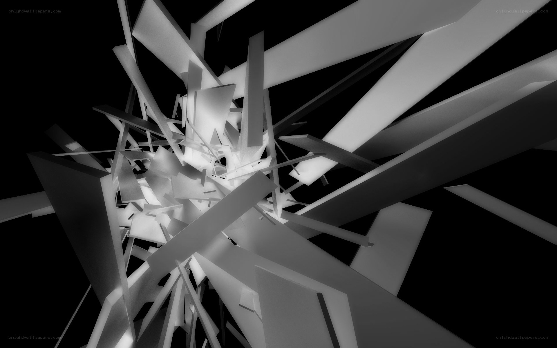 abstract geometric explosion