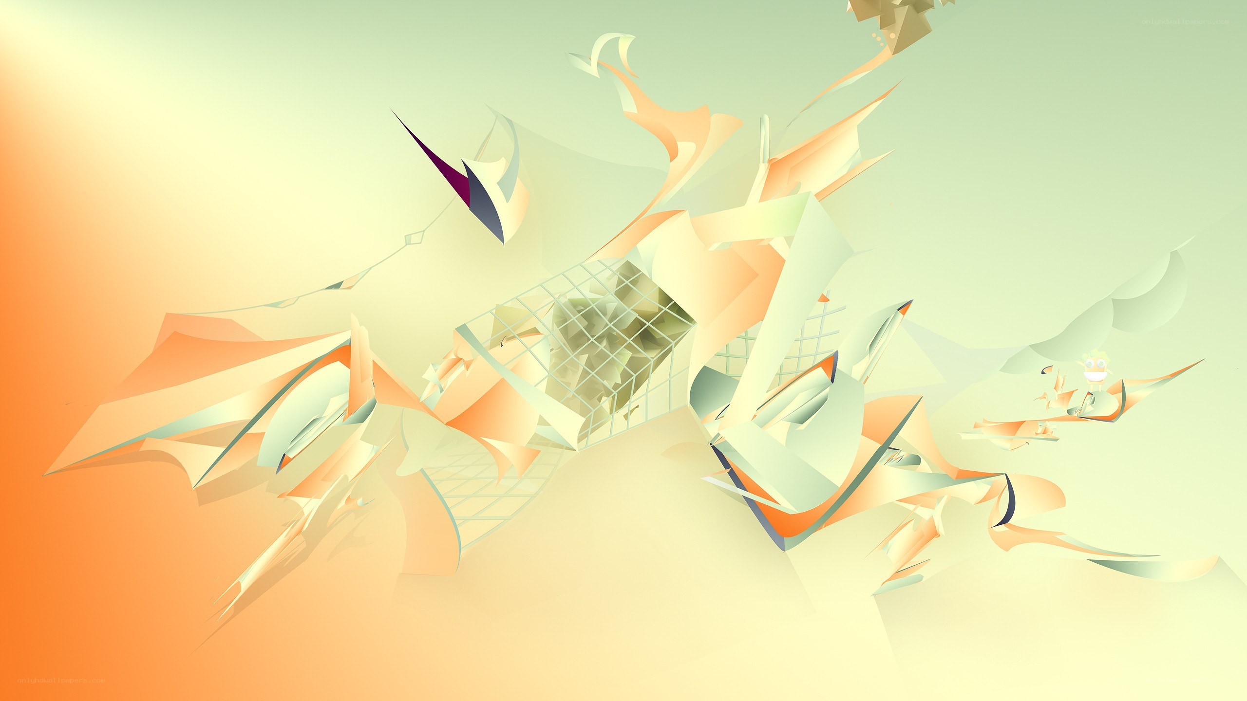 abstract geometric explosion