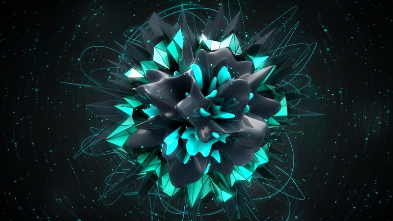 Abstract Geometric Flower
