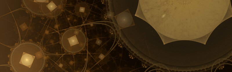 Abstract geometric fractal pattern