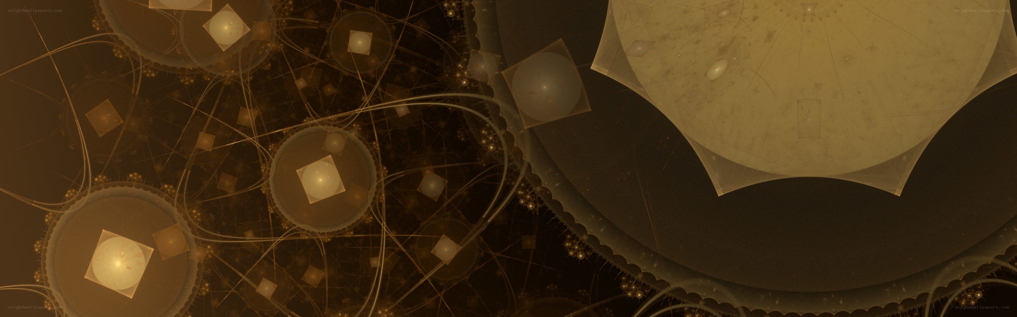 Abstract geometric fractal pattern