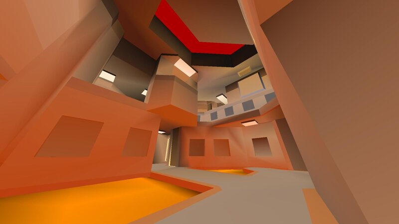 abstract geometric interior