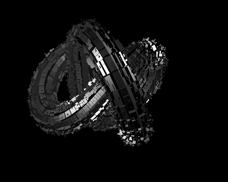 abstract geometric knot structure
