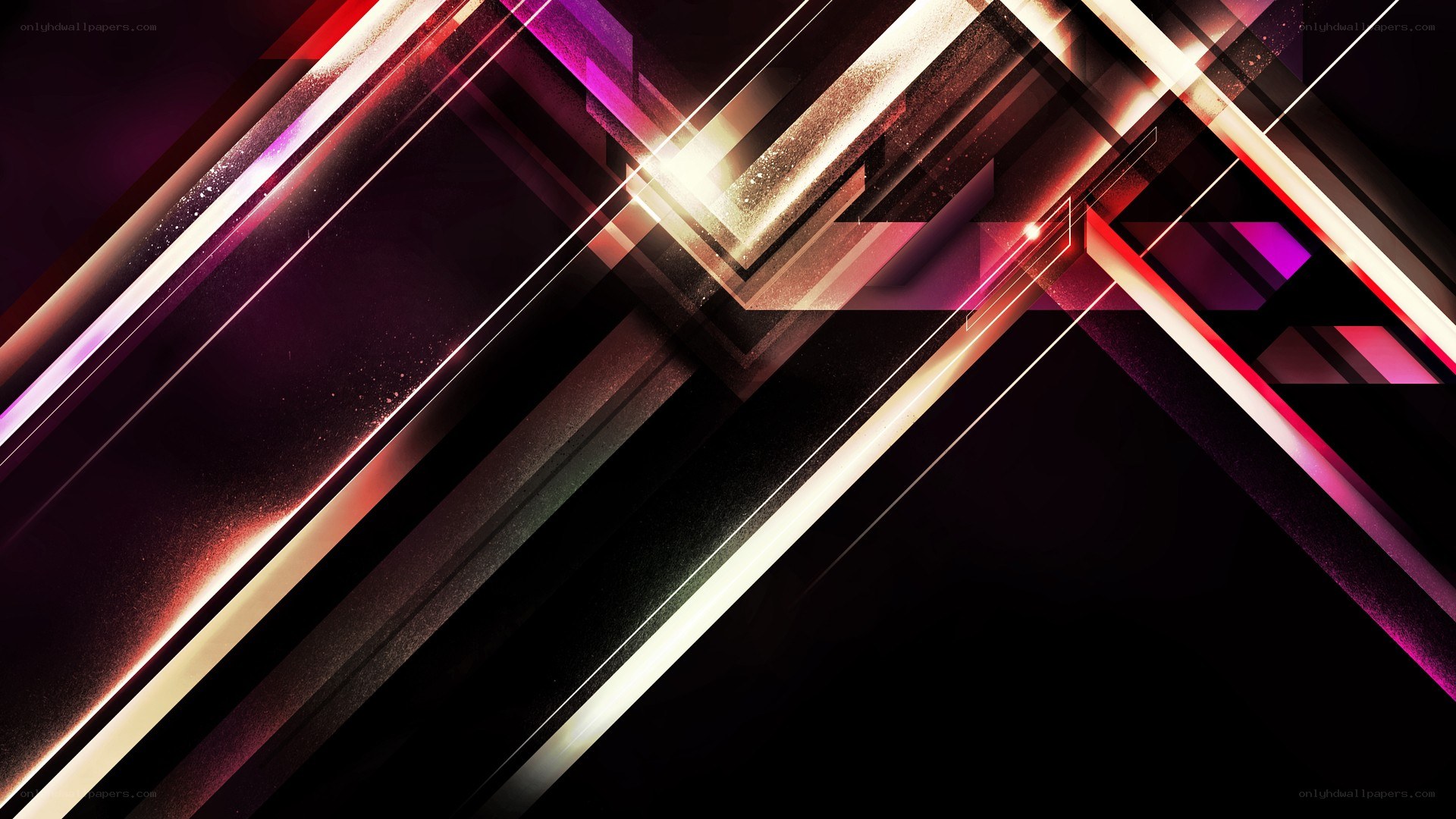 Abstract geometric light design