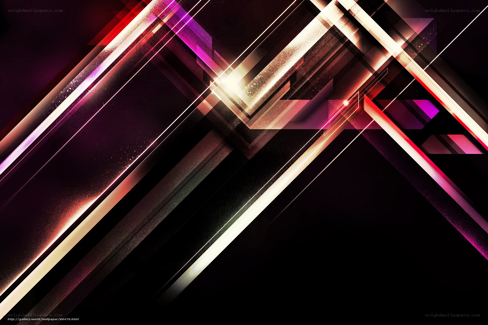 Abstract geometric light design