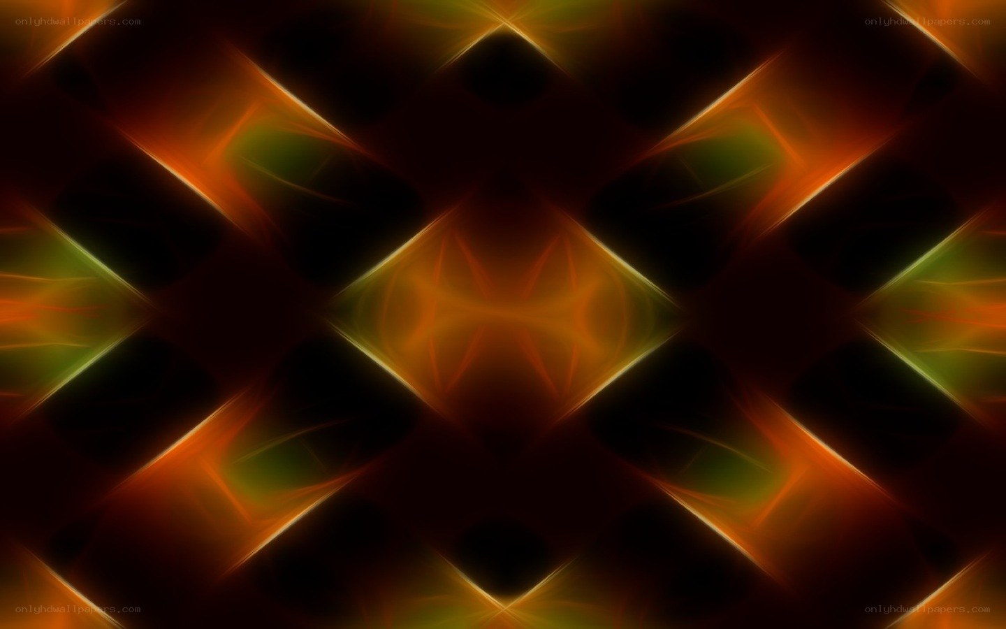 Abstract geometric light pattern