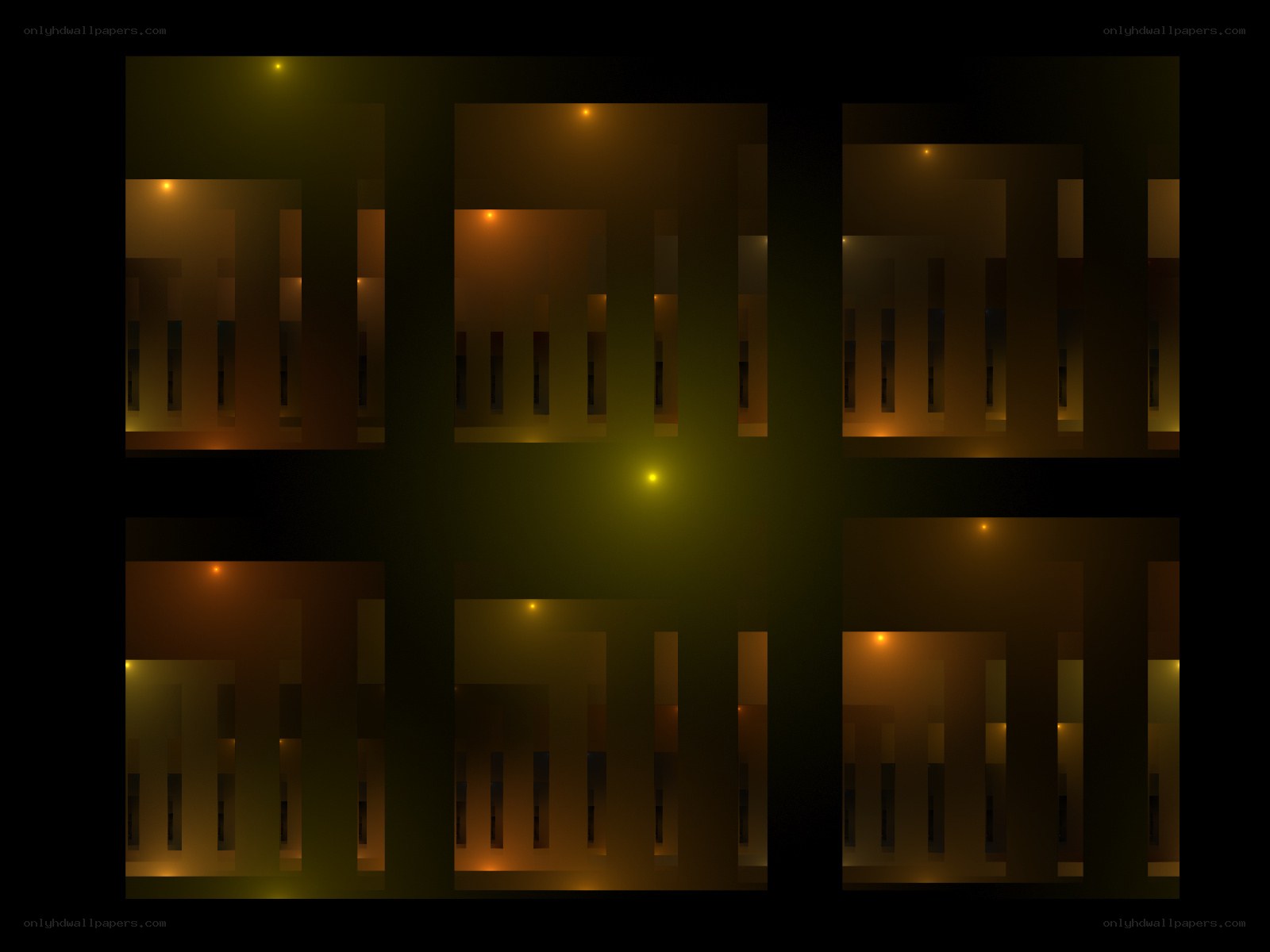 Abstract geometric light pattern