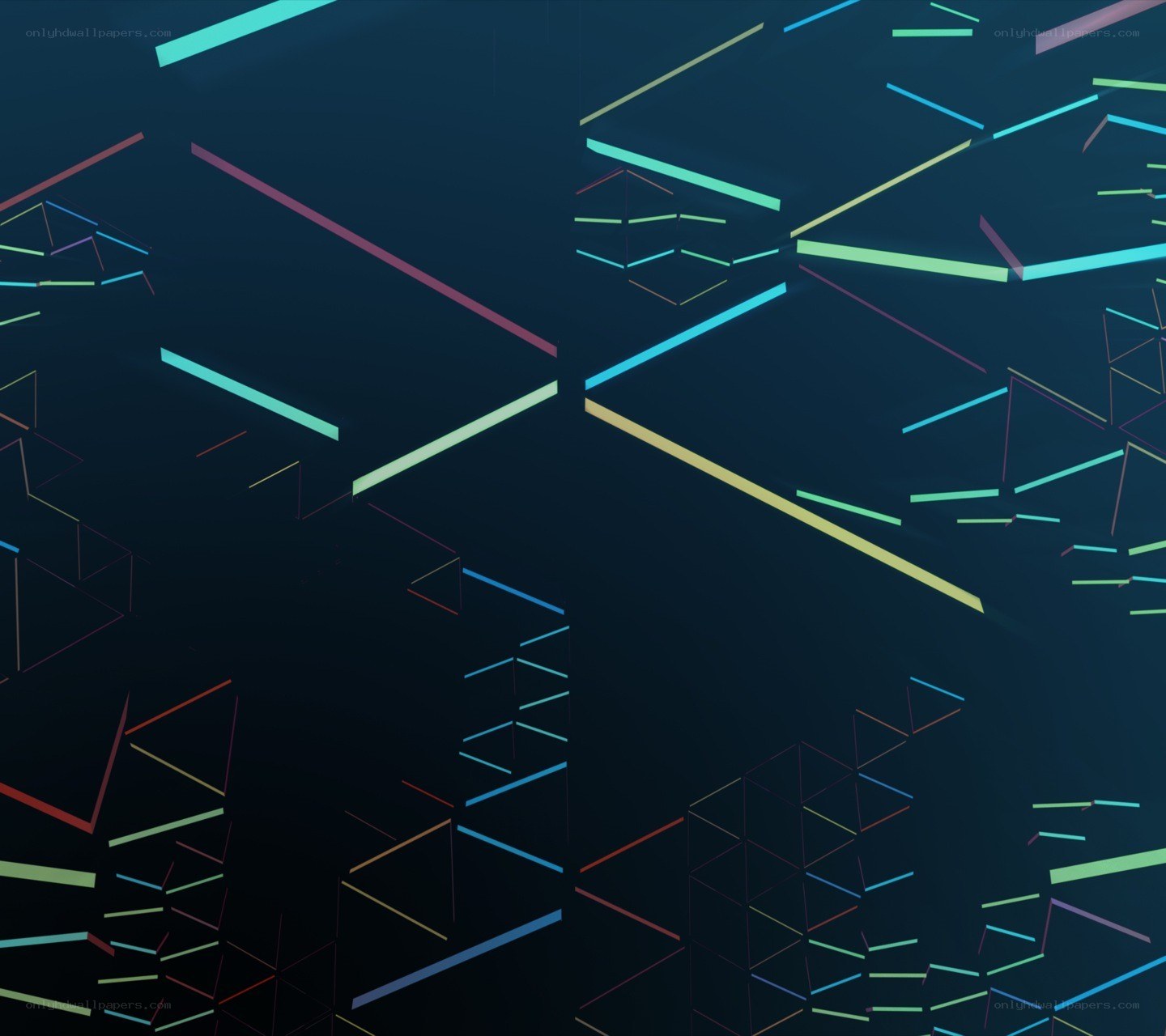 Abstract geometric line art