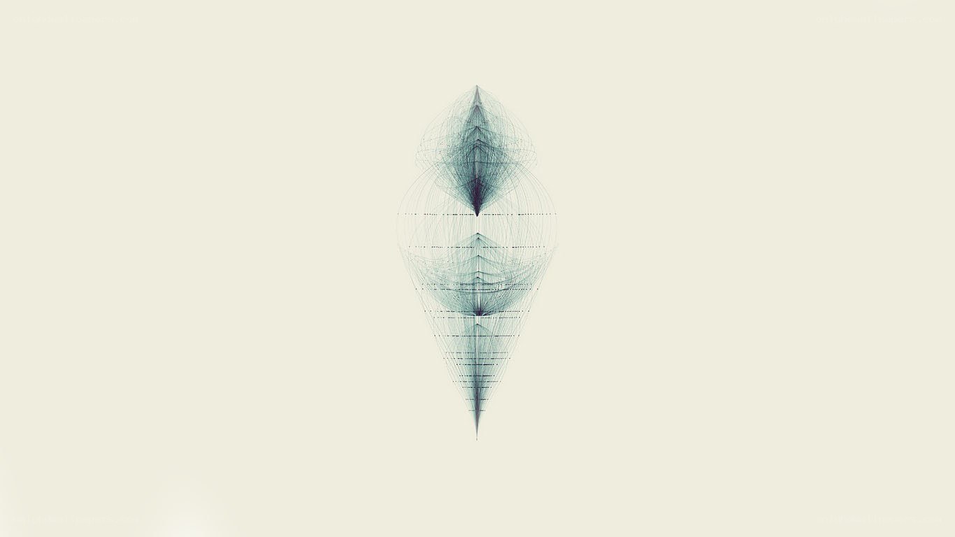 Abstract geometric line art