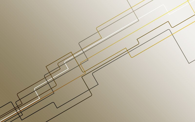 Abstract Geometric Lines — Beige