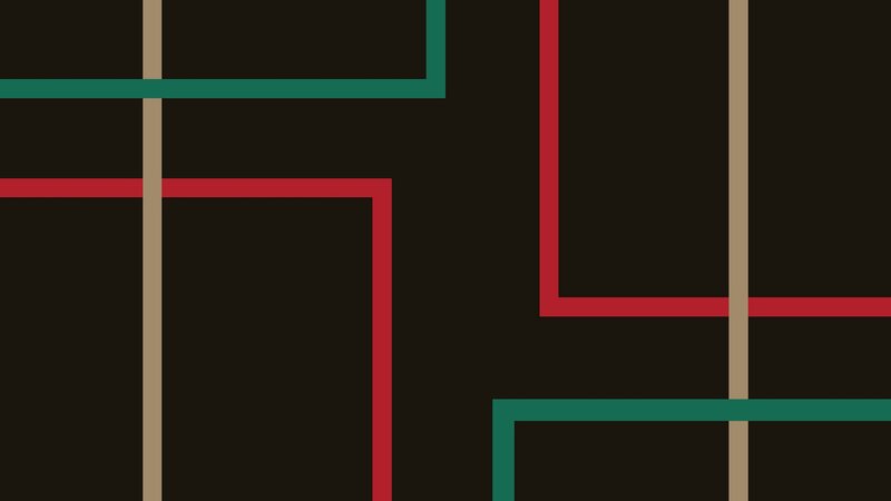 Abstract Geometric Lines — Black, Minimalist, Grid